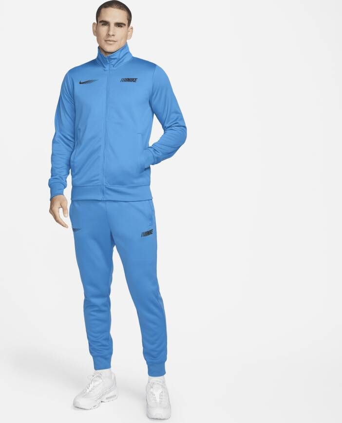 Nike Sportswear Standard Issue Trainingsjack voor heren Blauw