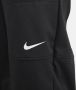 Nike Sportswear Woven Swoosh Pant Zwart wit Black Dames - Thumbnail 3