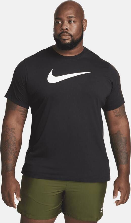 Nike Sportswear Swoosh T-shirt voor heren Zwart