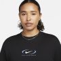 Nike Sportswear T-shirt met graphic voor dames Zwart - Thumbnail 3