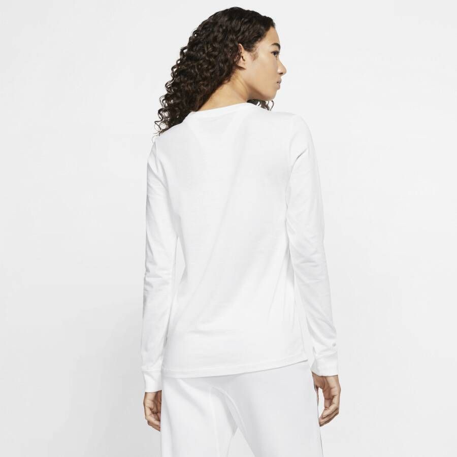 Nike Sportswear T-shirt met lange mouwen voor dames Wit