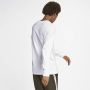 Nike Sportswear Club T-shirt met lange mouwen voor heren Wit - Thumbnail 5