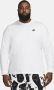 Nike Sportswear Club T-shirt met lange mouwen voor heren Wit - Thumbnail 8