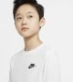 Nike Sportswear T-shirt met lange mouwen voor jongens Wit - Thumbnail 3