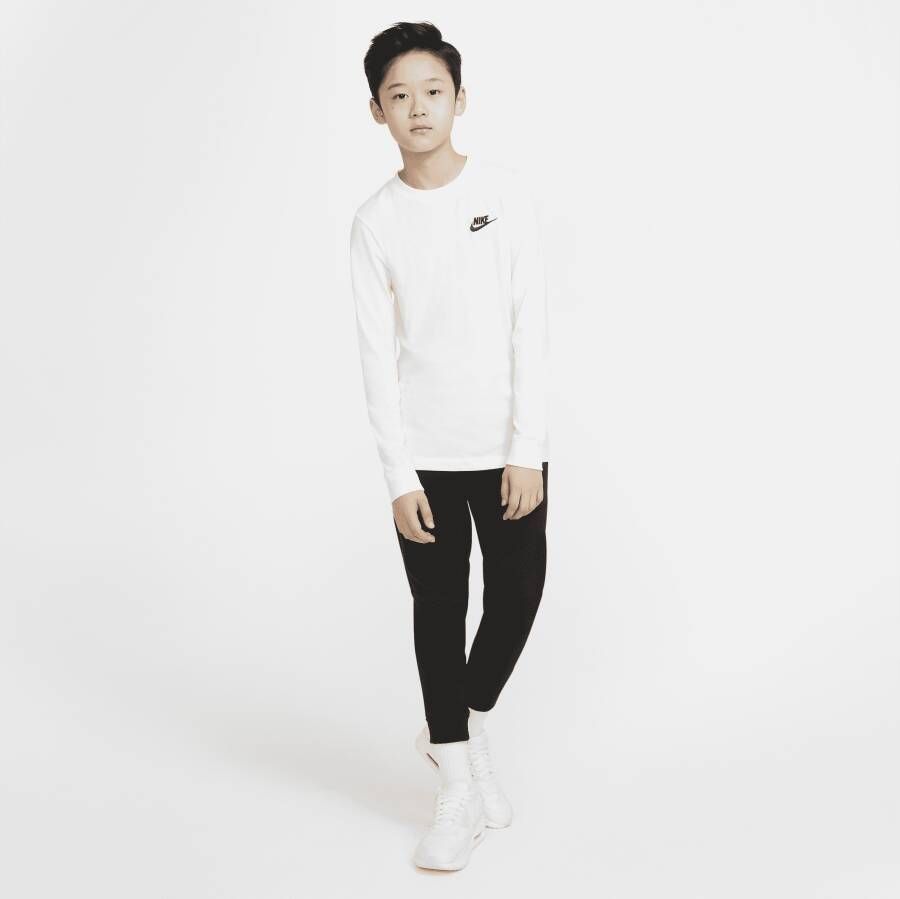 Nike Sportswear T-shirt met lange mouwen voor jongens Wit