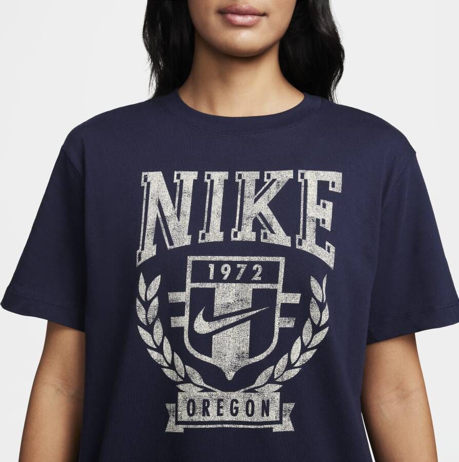Nike Sportswear T-shirt voor dames Blauw