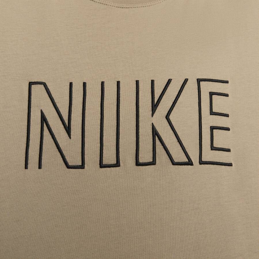 Nike Sportswear T-shirt voor dames Bruin