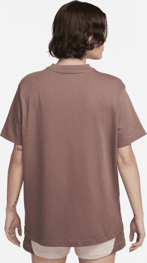 Nike Sportswear T-shirt voor dames Bruin