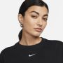Nike Sportswear Essential T-shirt voor dames Zwart - Thumbnail 3