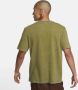 Nike Katoenen Crew-Neck Tee met Geborduurd Logo Green Heren - Thumbnail 2