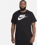 Nike Zwarte Katoenen Oversized T-shirts en Polos Black Unisex - Thumbnail 13
