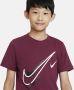 Nike Sportswear T-shirt T-shirts Kleding dark beetroot black maat: 158 beschikbare maaten:158 - Thumbnail 3