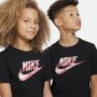 Nike Unisex Sportswear Dx9524 T-shirt Zwart Unisex - Thumbnail 4