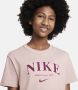 Nike Sportswear T-shirt voor meisjes Roze - Thumbnail 3