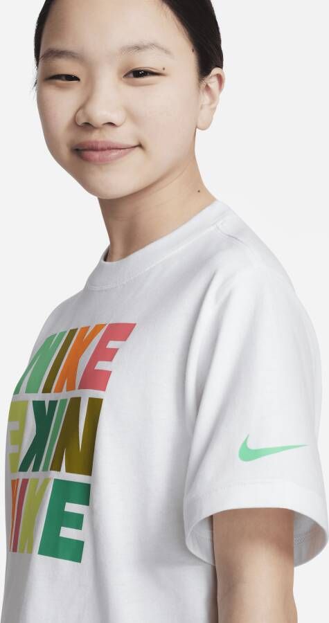 Nike Sportswear T-shirt voor meisjes Wit