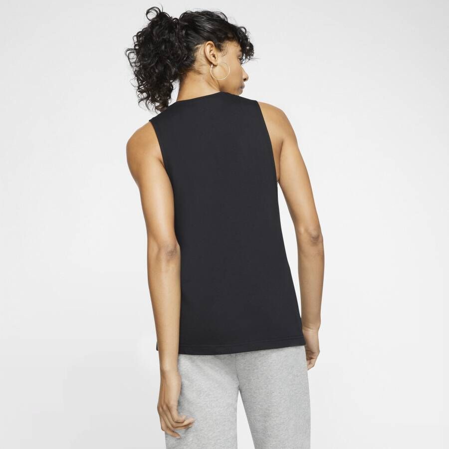 Nike Sportswear Tanktop met lage armsgaten voor dames Zwart