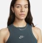 Nike Sportswear tanktop met ribbelstructuur voor dames Groen - Thumbnail 2