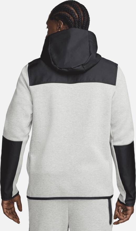 Nike Sportswear Tech Fleece Herentop met rits over de hele lengte Grijs