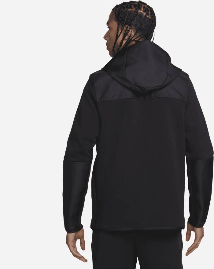 Nike Sportswear Tech Fleece Herentop met rits over de hele lengte Zwart