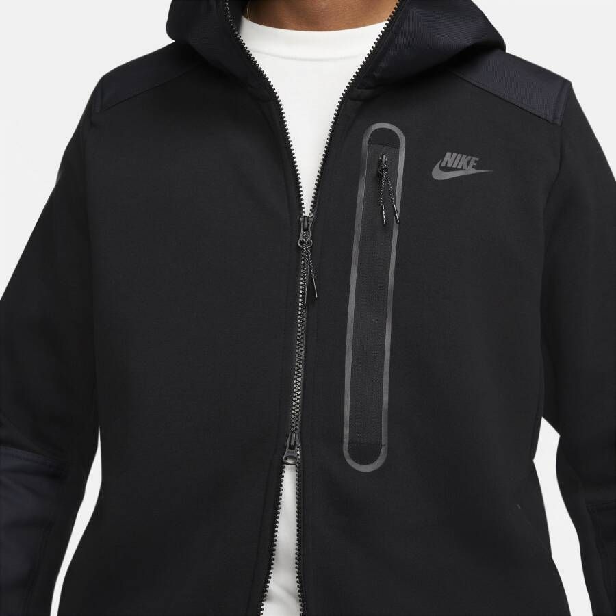 Nike Sportswear Tech Fleece Herentop met rits over de hele lengte Zwart