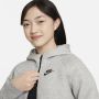 Nike Sportswear Tech Fleece Hoodie met rits over de hele lengte voor meisjes Grijs - Thumbnail 3