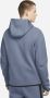 Nike Sportswear Tech Fleece Hoodie met rits voor heren Blauw - Thumbnail 3