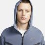 Nike Sportswear Tech Fleece Hoodie met rits voor heren Blauw - Thumbnail 4