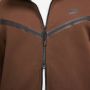 Nike Sportswear Tech Fleece Hoodie met rits voor heren Bruin - Thumbnail 4