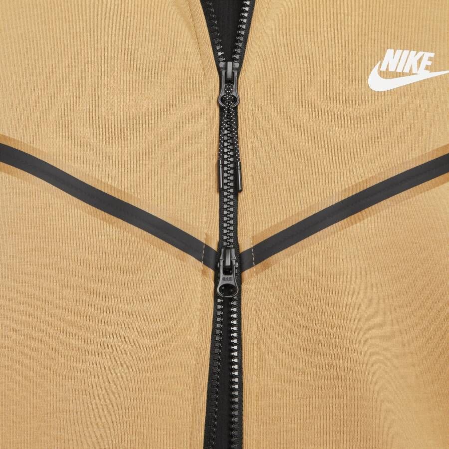 Nike Sportswear Tech Fleece Hoodie met rits voor heren Bruin