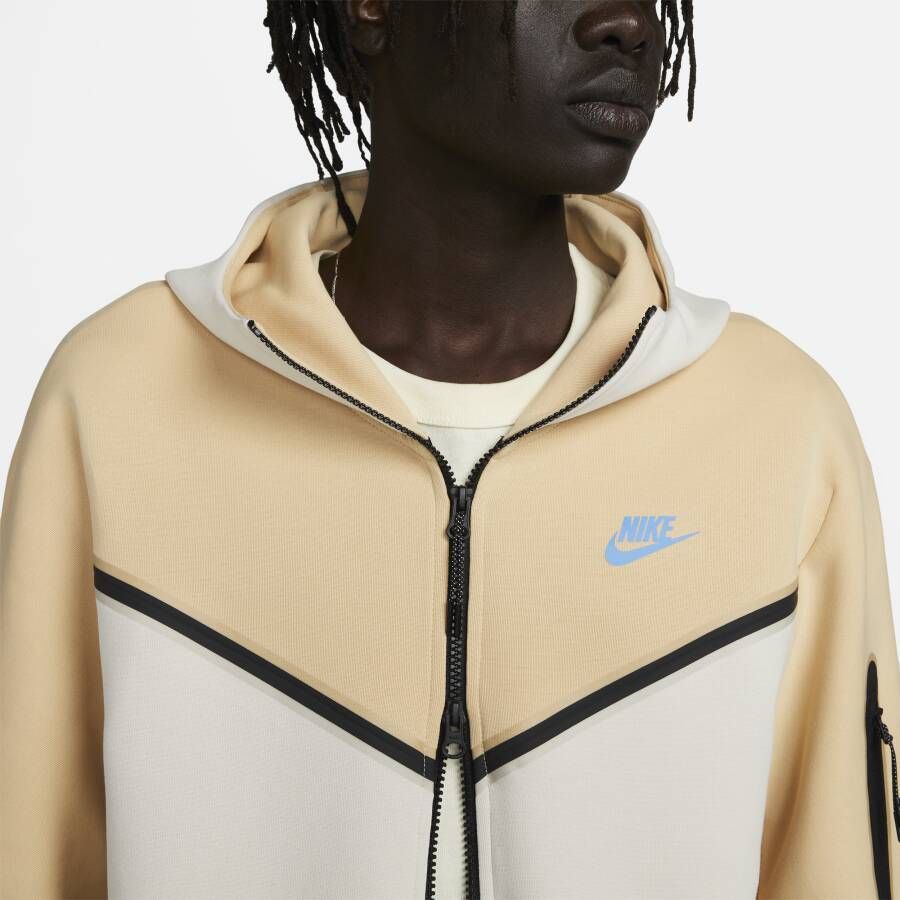 Nike Sportswear Tech Fleece Hoodie met rits voor heren Bruin