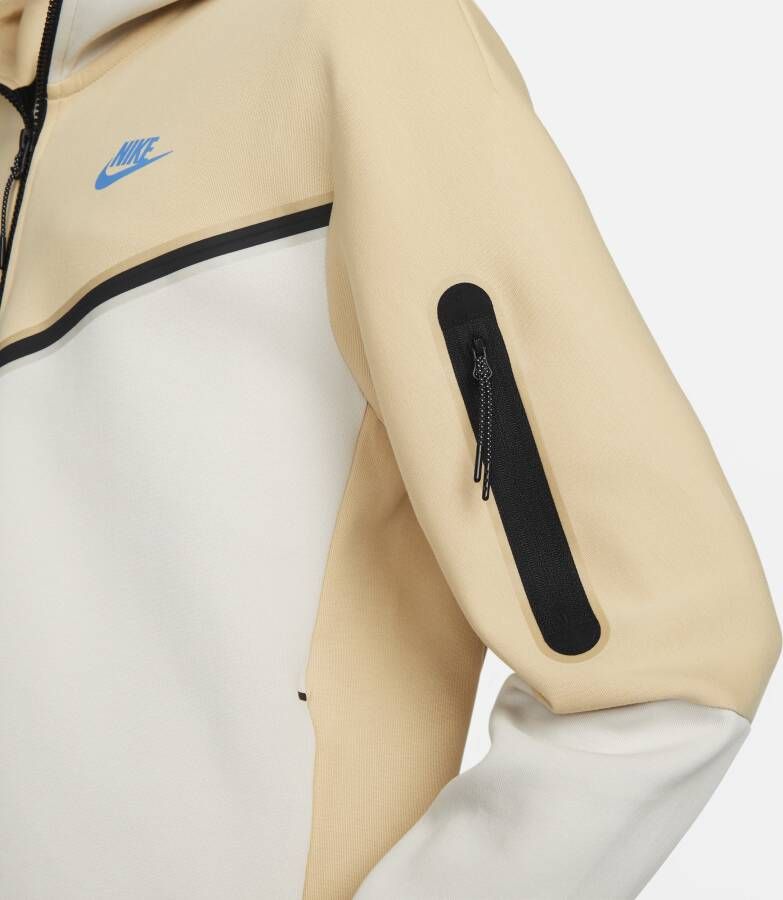 Nike Sportswear Tech Fleece Hoodie met rits voor heren Bruin