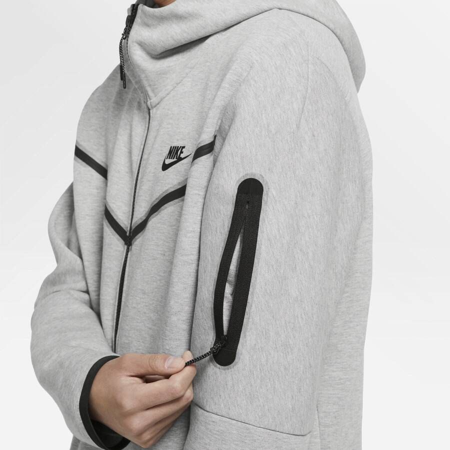 Nike Sportswear Tech Fleece Hoodie met rits voor heren Grijs