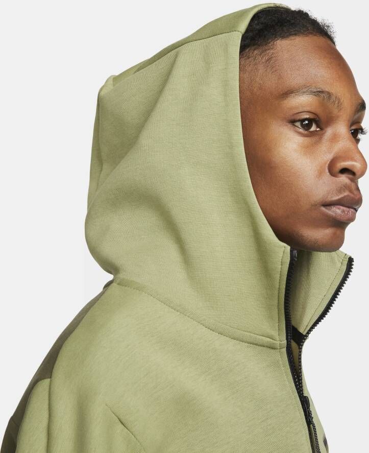 Nike Sportswear Tech Fleece Hoodie met rits voor heren Groen