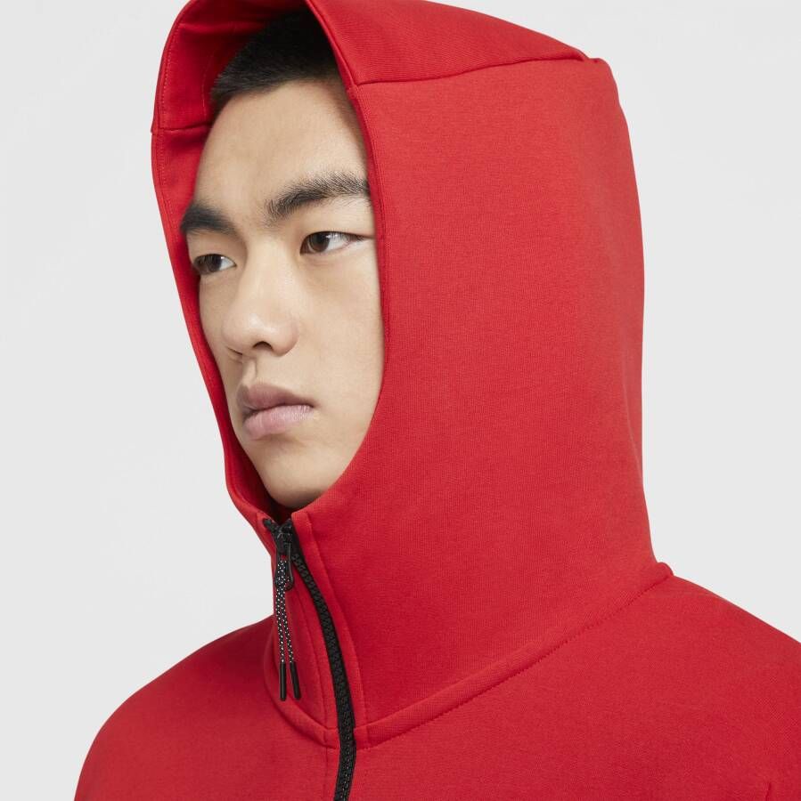 Nike Sportswear Tech Fleece Hoodie met rits voor heren Rood