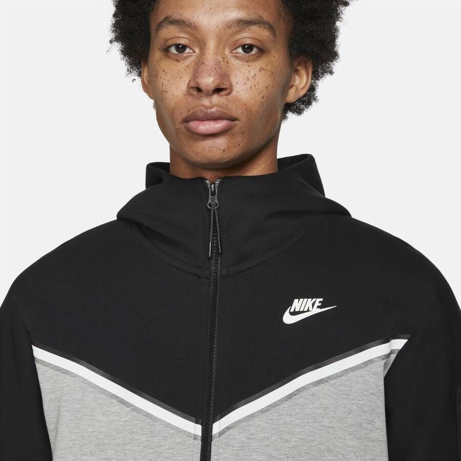 Nike Sportswear Tech Fleece Hoodie met rits voor heren Zwart