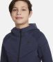 Nike Sportswear Tech Fleece Hoodie met rits voor jongens Blauw - Thumbnail 3