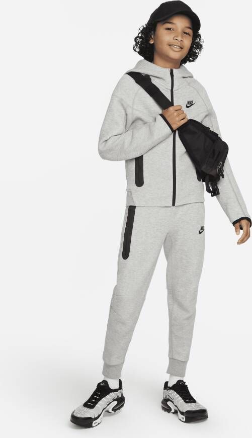 Nike Sportswear Tech Fleece Hoodie met rits voor jongens Grijs