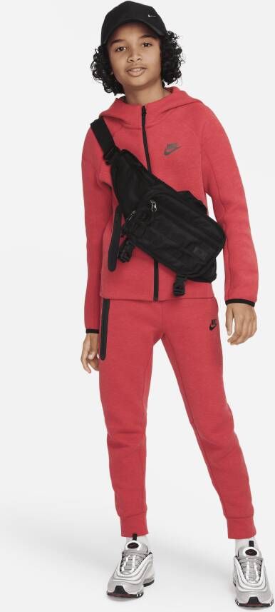 Nike Sportswear Tech Fleece Hoodie met rits voor jongens Rood