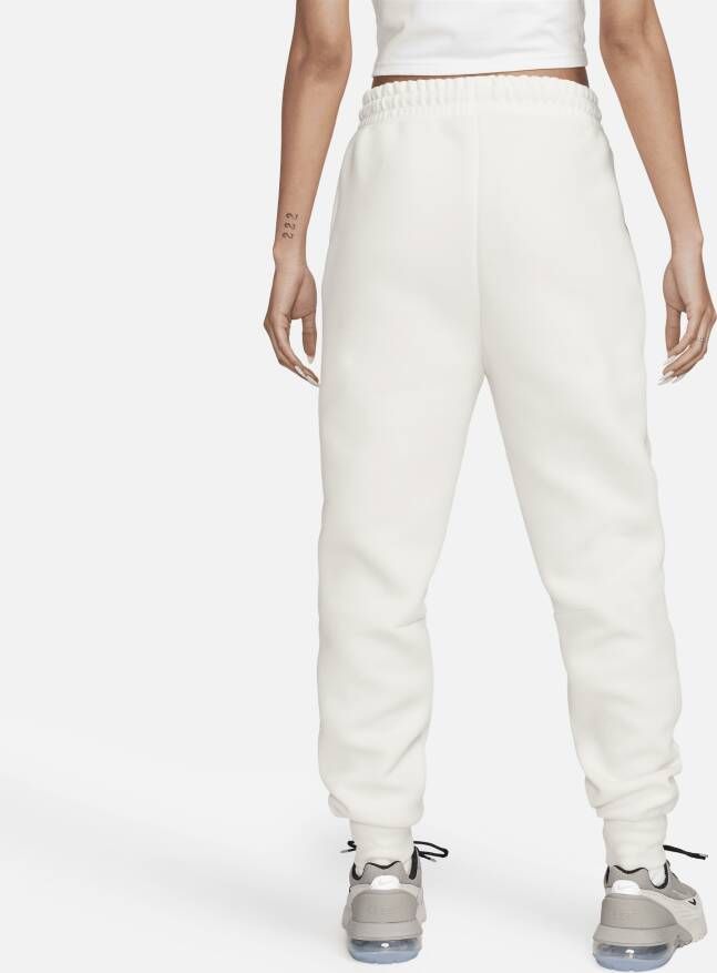 Nike Sportswear Tech Fleece Joggingbroek met halfhoge taille voor dames Bruin - Foto 2