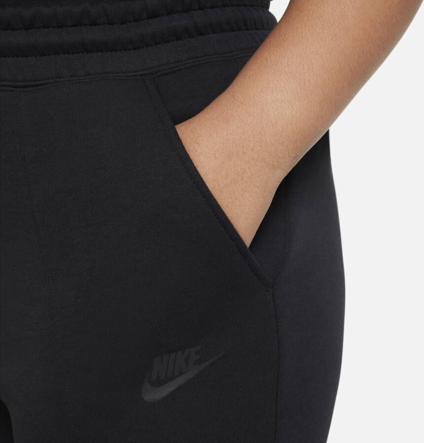Nike Sportswear Tech Fleece joggingbroek voor meisjes (ruimere maten) Zwart