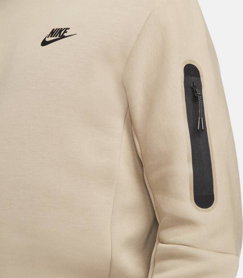 Nike Sportswear Tech Fleece Sweatshirt met ronde hals voor heren Bruin