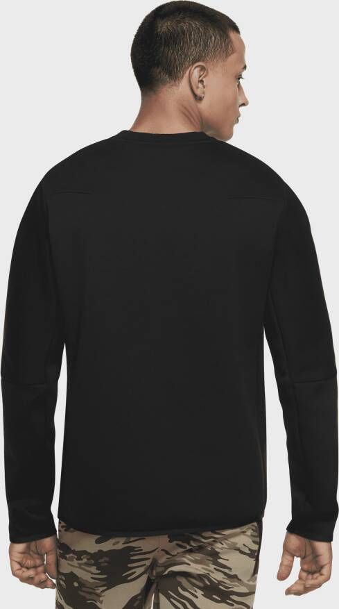 Nike Sportswear Tech Fleece Sweatshirt met ronde hals voor heren Zwart