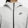Nike Sportswear Tech Fleece Windrunner Hoodie met rits voor dames Grijs - Thumbnail 5