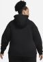 Nike Sportswear Tech Fleece Windrunner Hoodie met rits voor dames (Plus Size) Zwart - Thumbnail 2
