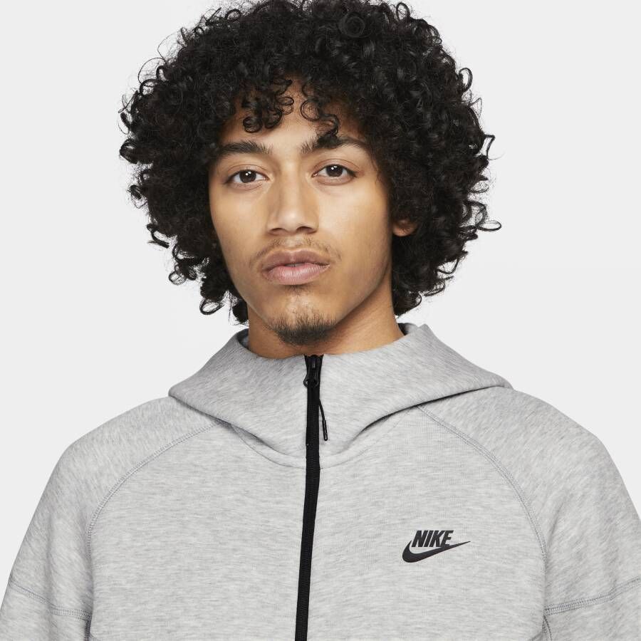 Nike Sportswear Tech Fleece Windrunner Hoodie met rits voor heren Grijs