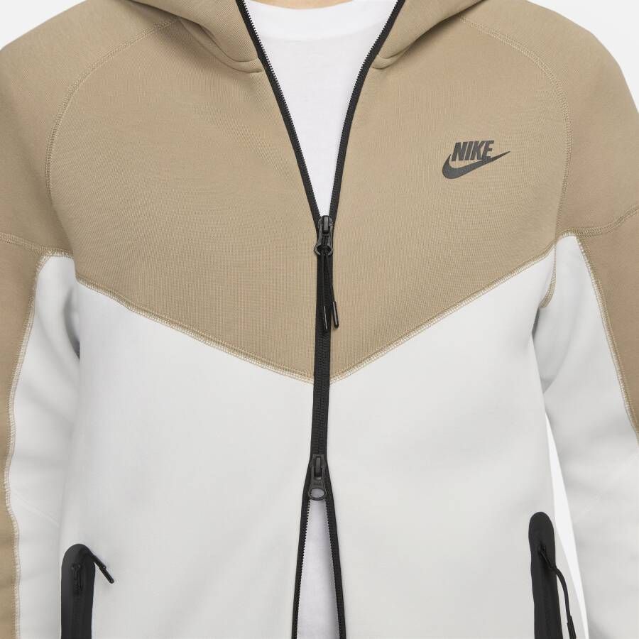 Nike Sportswear Tech Fleece Windrunner Hoodie met rits voor heren Wit