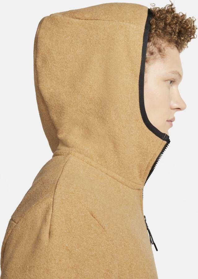 Nike Sportswear Tech Fleece Winterse hoodie met rits voor heren Bruin