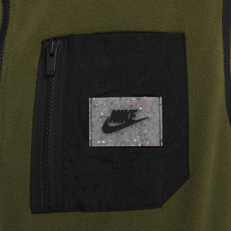 Nike Sportswear Therma-FIT Functionele sportbodywarmer van fleece voor heren Groen
