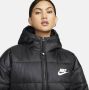 Nike Sportswear Synthetic-fill Repel Hooded Jacket Pufferjassen Kleding black black white maat: M beschikbare maaten:XS M L - Thumbnail 9