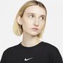 Nike Sportswear Kort T-shirt voor dames Zwart - Thumbnail 3